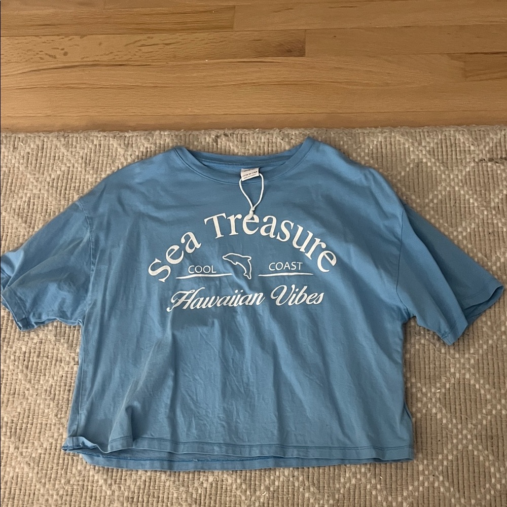 Zara blue tee